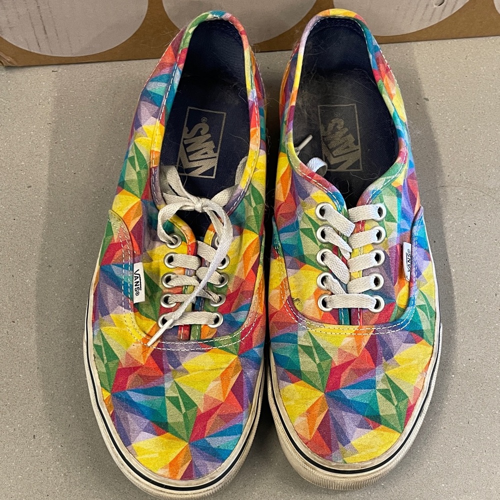 Vans multicolor lace-up low tops